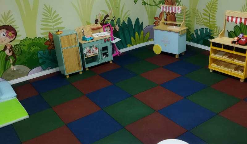 Piso emborrachado Piso emborrachado